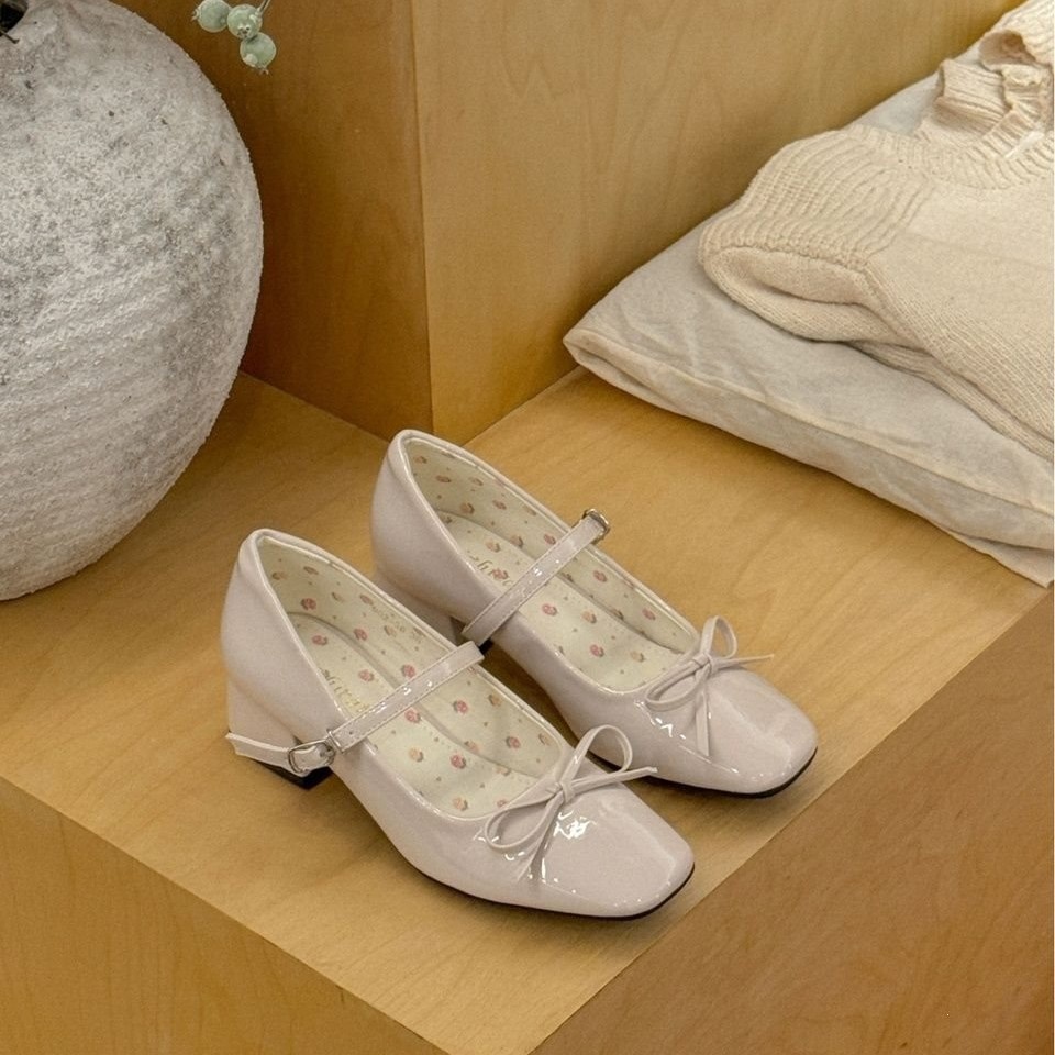 Princess Shoes Square Toe Square Heel Summer Womens Sandals