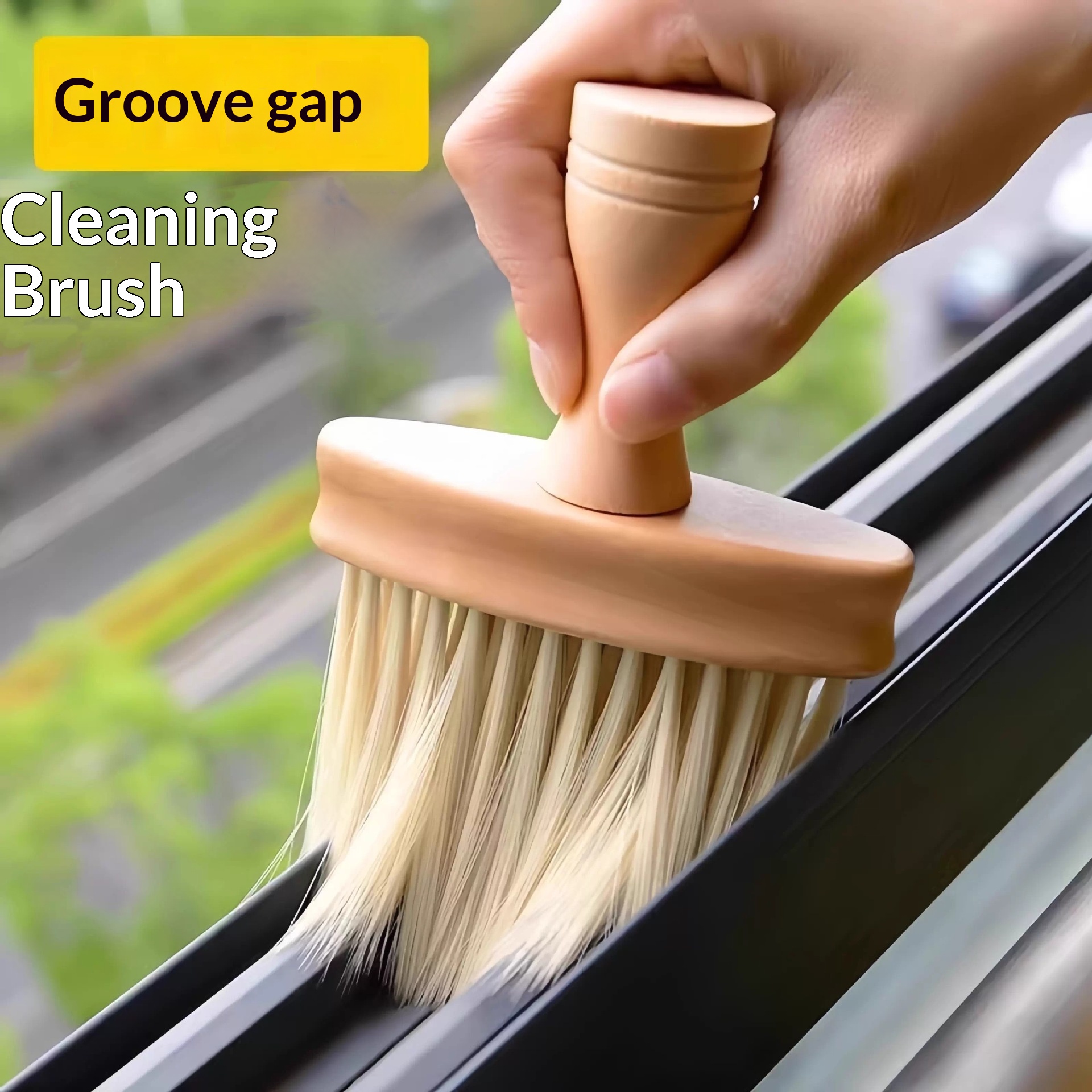 Dust-sweeping Gadget Window Sill Groov And Crevice Brush