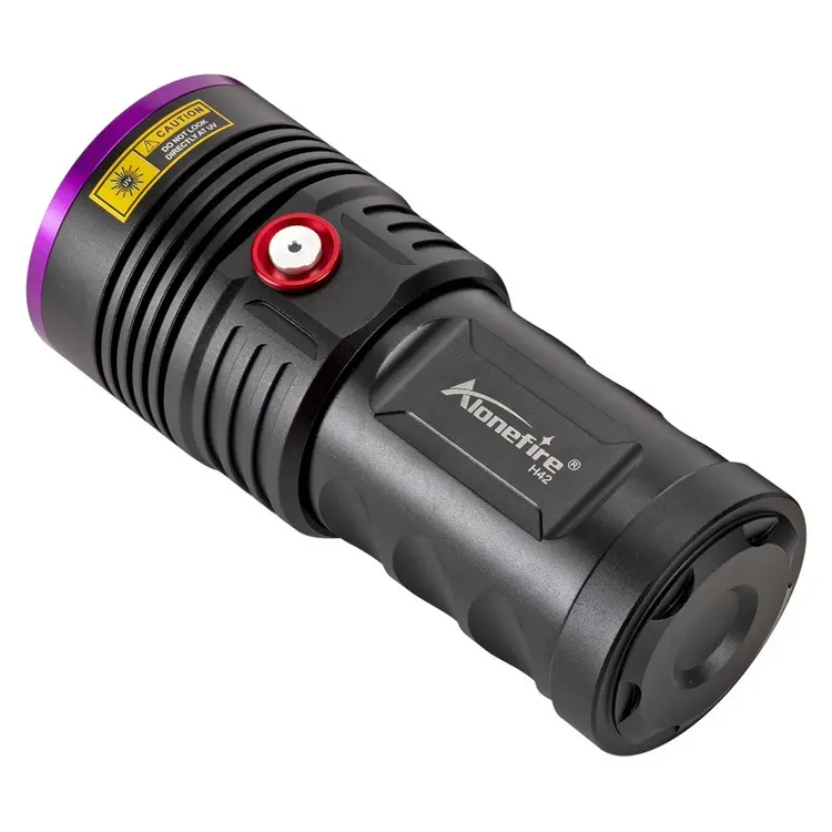 Six-core 365nm High Power UV Purple Light Aluminum Alloy Torch