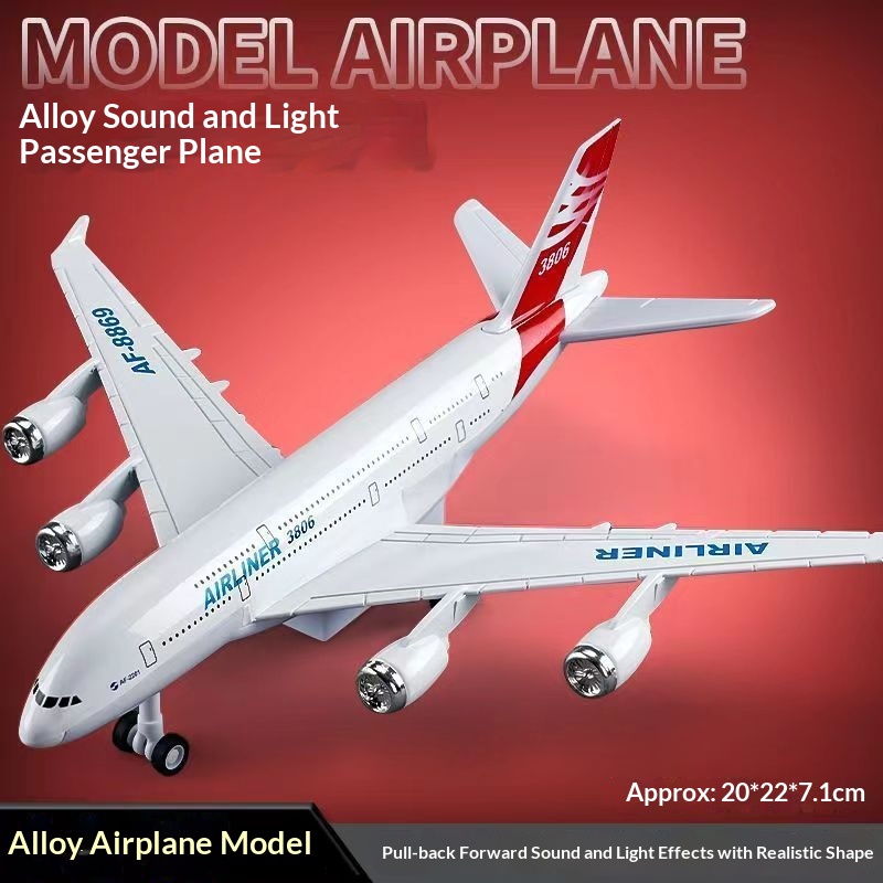 Modelo de Avión de Aleación para Niños