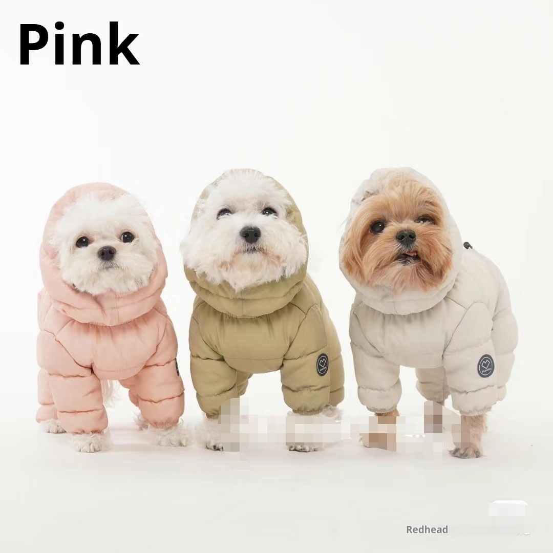 Small Dog Winter Clothing For Pets - Small Dog Winter Clothing For Pets Pink M