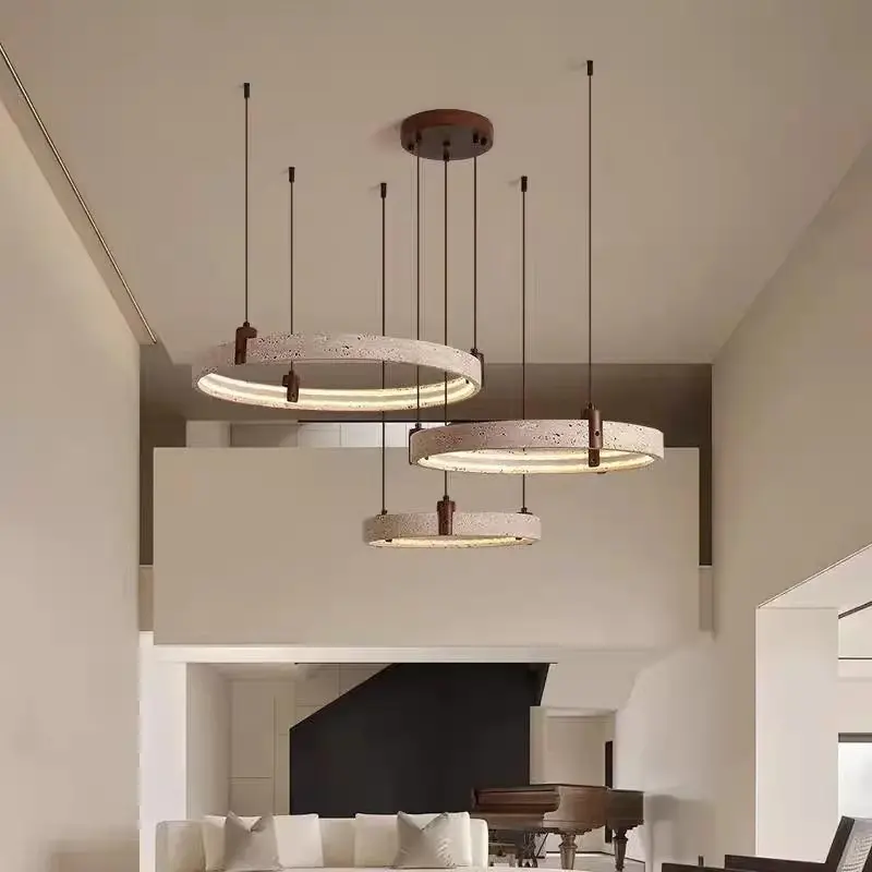 Living Room Chandelier Round-ring Main Light