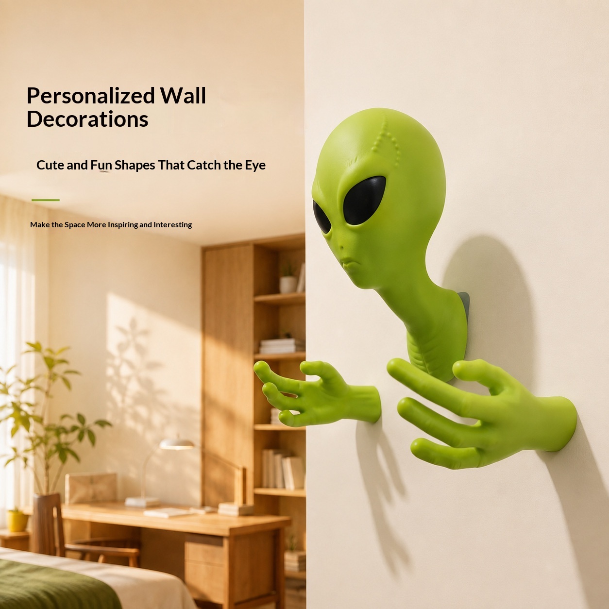 Creative Green Wall Hanging Home Decor Item