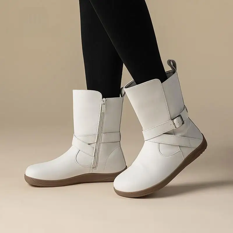 Retro Casual Mid-calf Fashion Boots