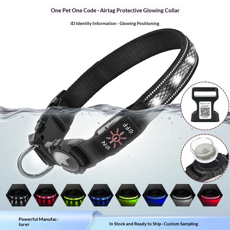 Rechargeable Waterproof Glowing Pet Collar