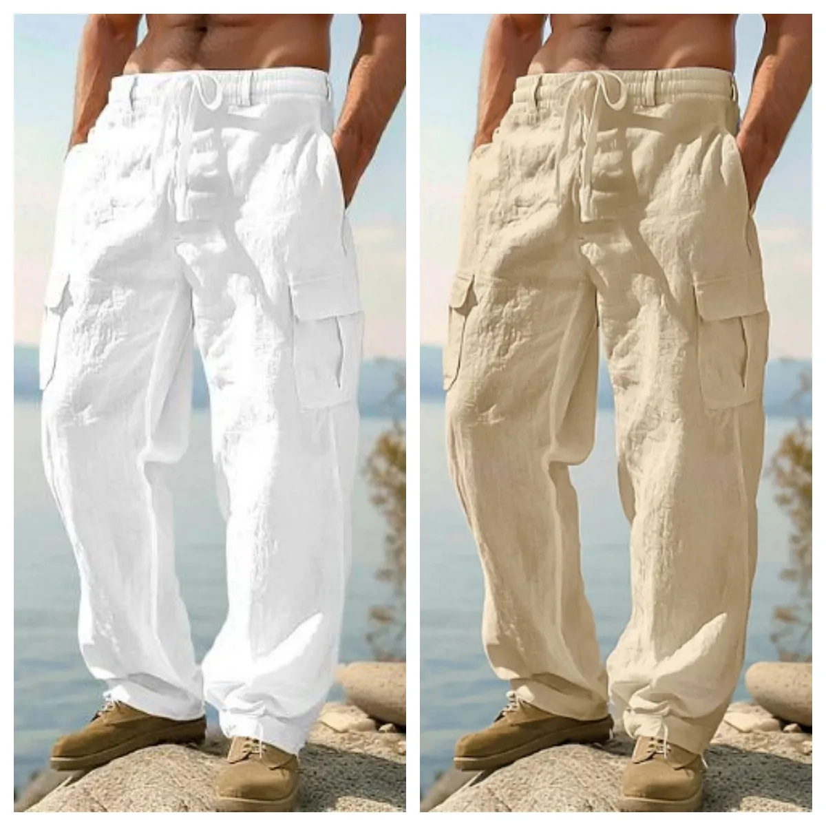 Men's Four Seasons Thin Loose Casual Wide-leg