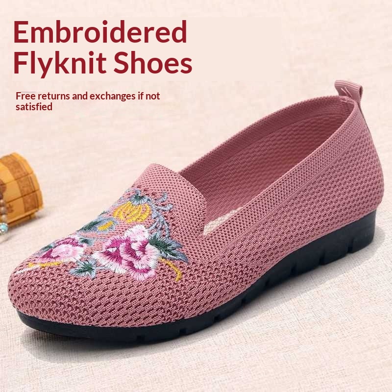Non-slip Single Shoes For Middle-aged And Elderly Wearers