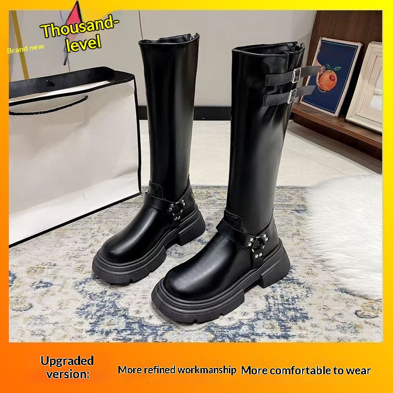 Platform High-Top Boots, picture 3 of 4