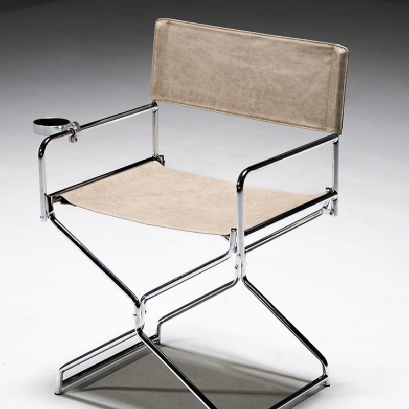 Foldable Dining Chair Space-saving With A Backrest For Home Use