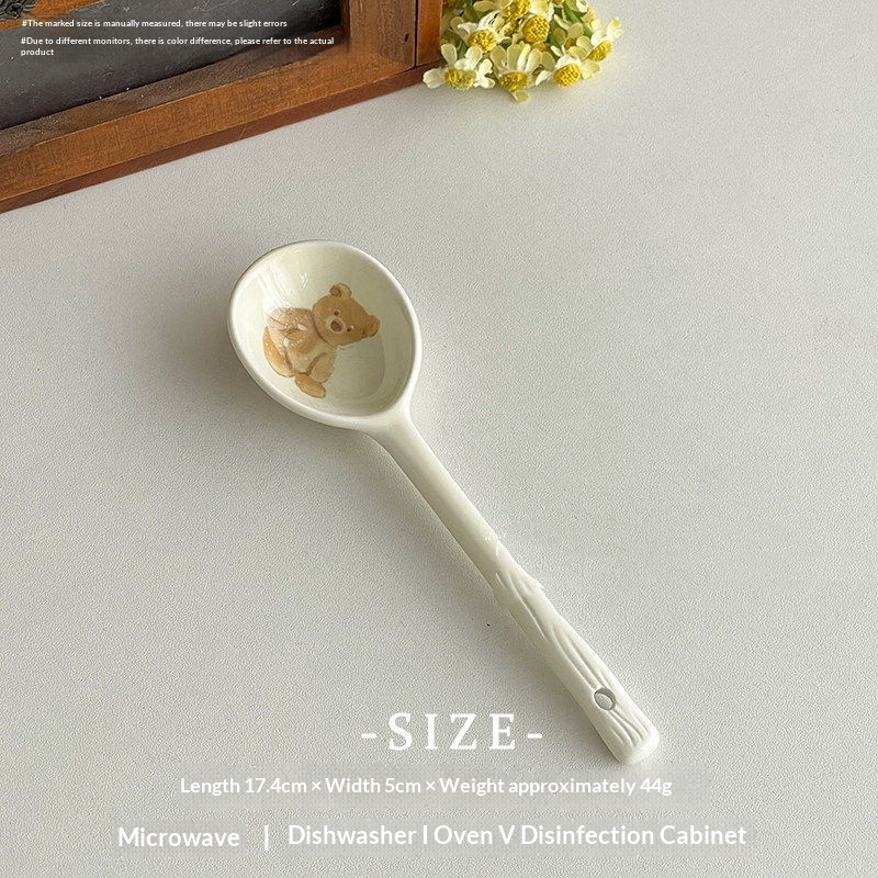 Cute Breakfast Plate And Single-serving Bowl Set Underglaze