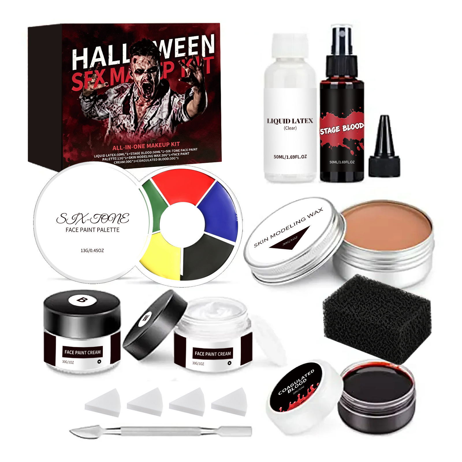 Halloween Special Effects Makeup Set