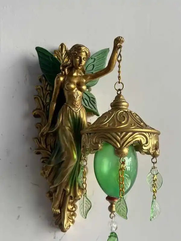 Marine Mermaid Art Mythology Wall Lamp