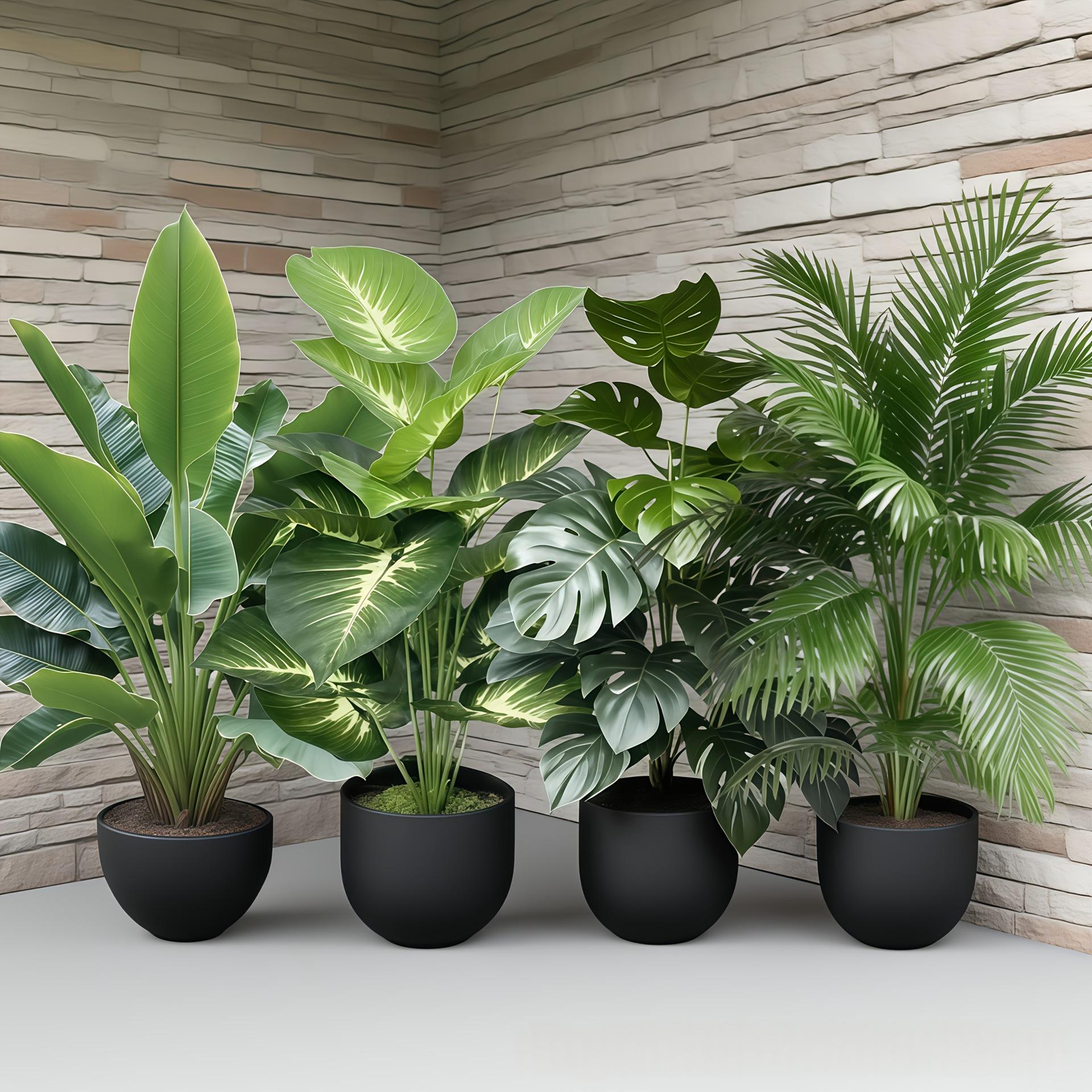 Artificial Green Plants Faux Trees And Foliageliving Room Floor Decor Pieces