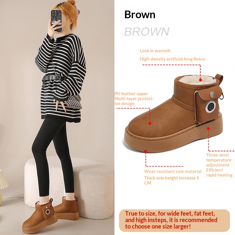Electric Heated Snow Boots, picture 3 of 4