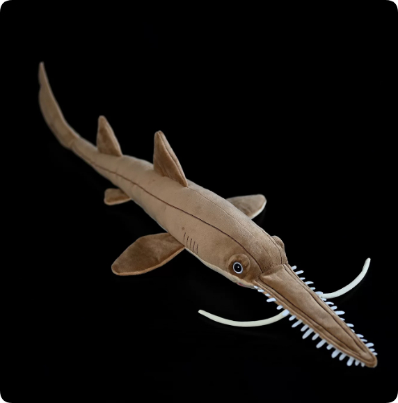 Original Plush Toy Of The Long-snouted Sawshark