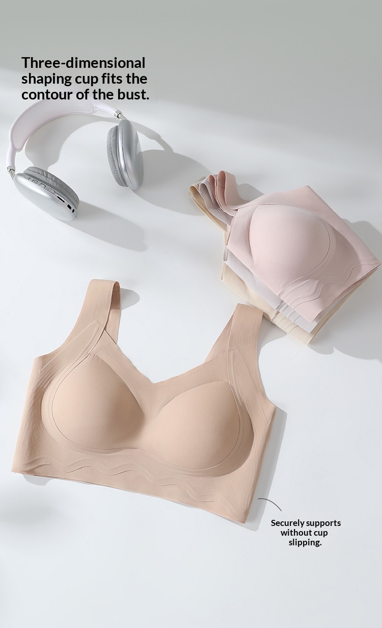 Lift-Up Seamless Sports Bra