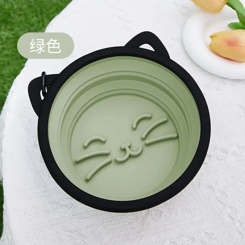 Integrated Folding Pet Double Bowl Outdoor Dedicated