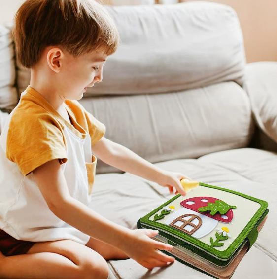 Libro Sensorial de Fieltro Educativo