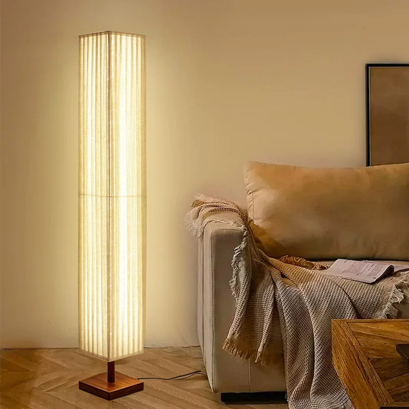 Chinese Style Solid Wood Floor Lamp