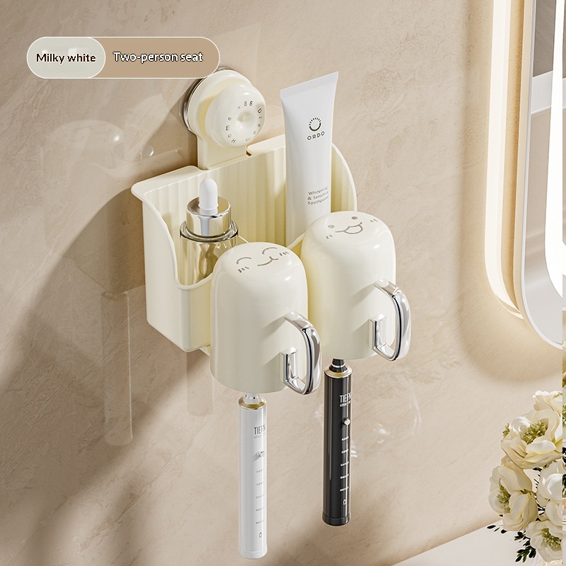 Portacepillos de Baño con Repisa