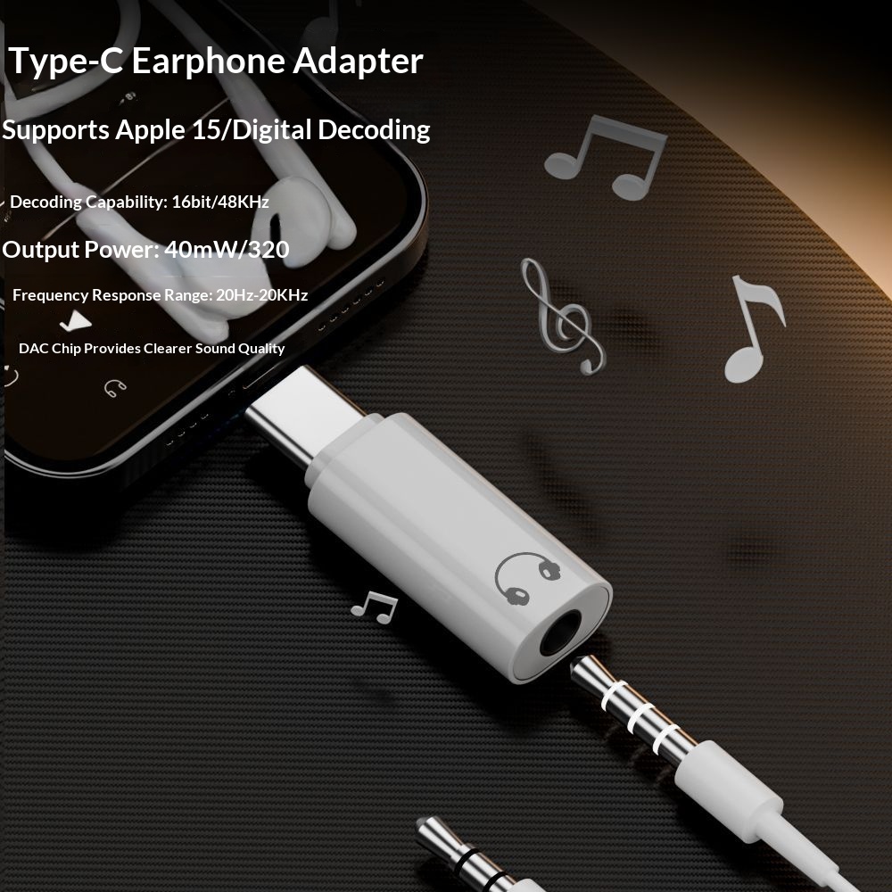Headphone Adapter Digital-to-analog Audio Converter