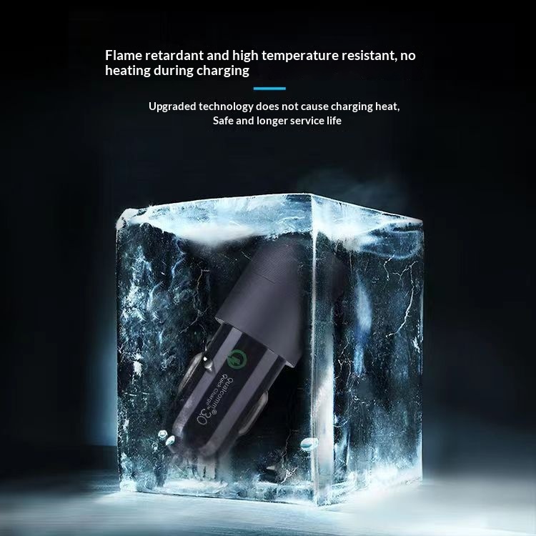 Car Dual-port Type-C Cigarette Lighter For Electrical Devices