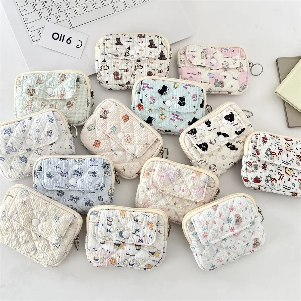 Clamshell Card Holder Multi-function Coin Purse