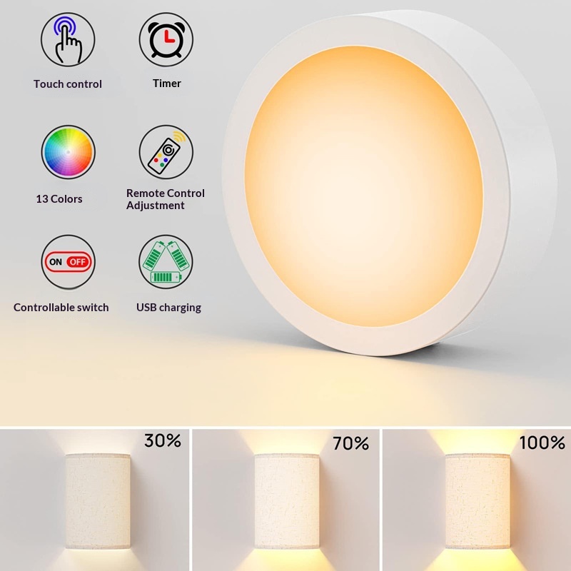 Modern LED Wall Lamp - Minimalist Bedside Reading Light Fixture for Bedroom Hallway Decor