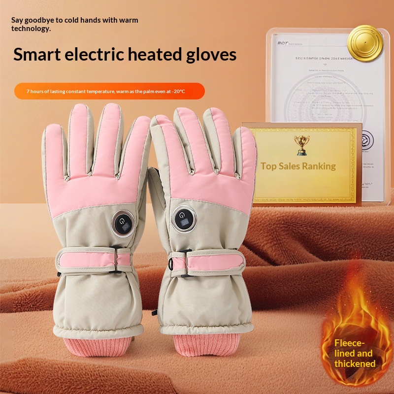 Winter Heated Thermal Riding Gloves For Men And Women