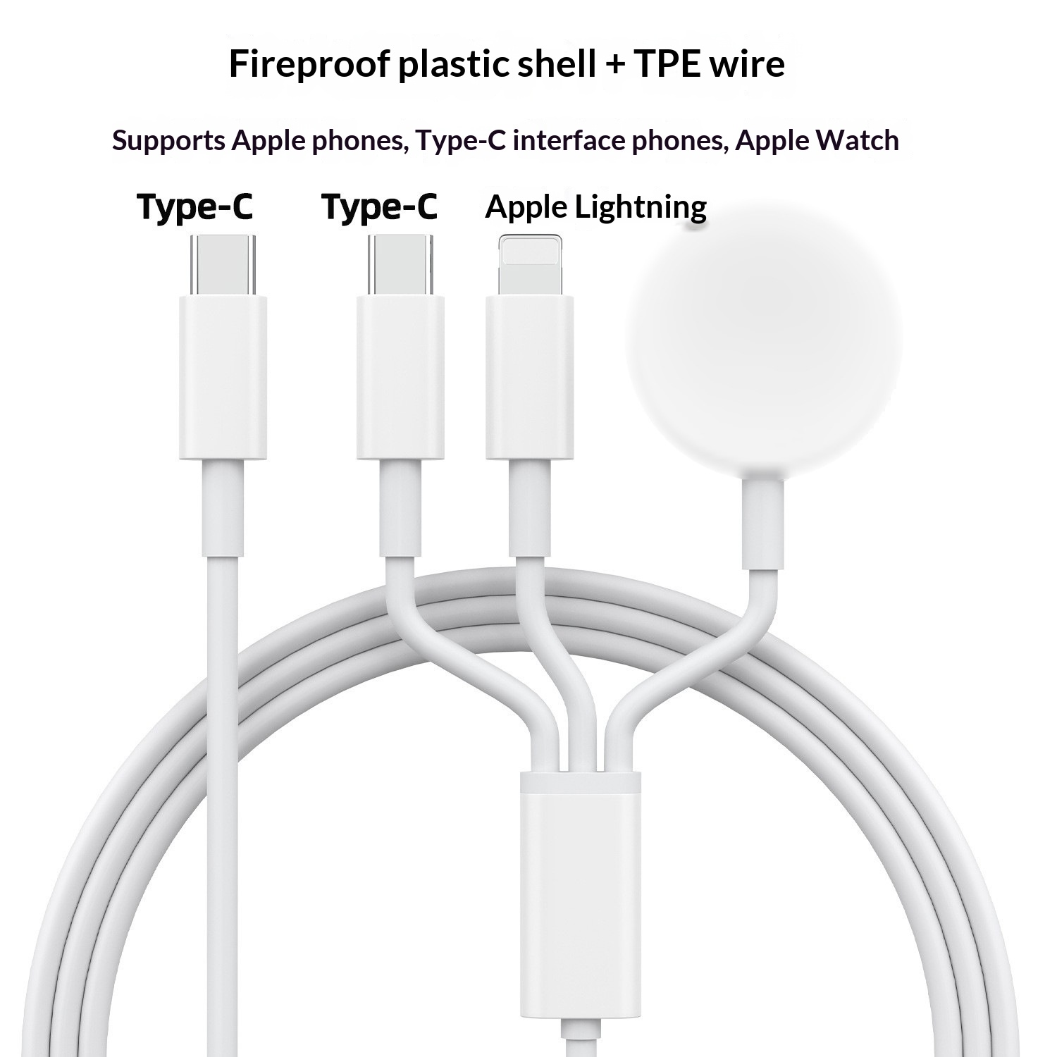 3-in-1 Wireless Charging Station for iPhone, Samsung, Galaxy Watch & AirPods 6