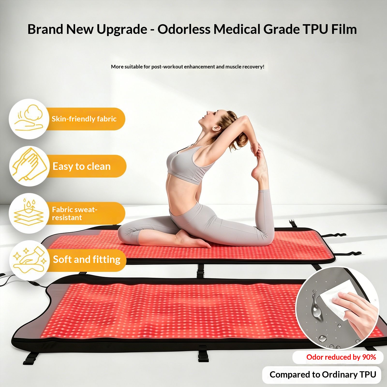 LED Red Light Therapy Sleeping Bag Extra-Large Full-Body Far-Infrared Heating Blanket