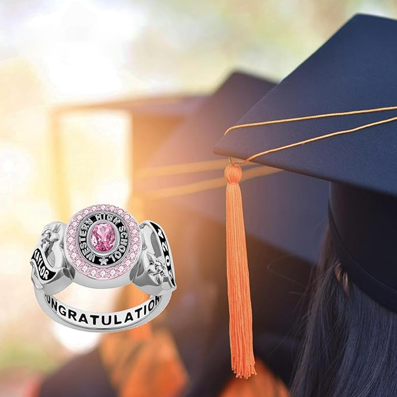 Graduation Commemorative Ring Of Engraving College For Women