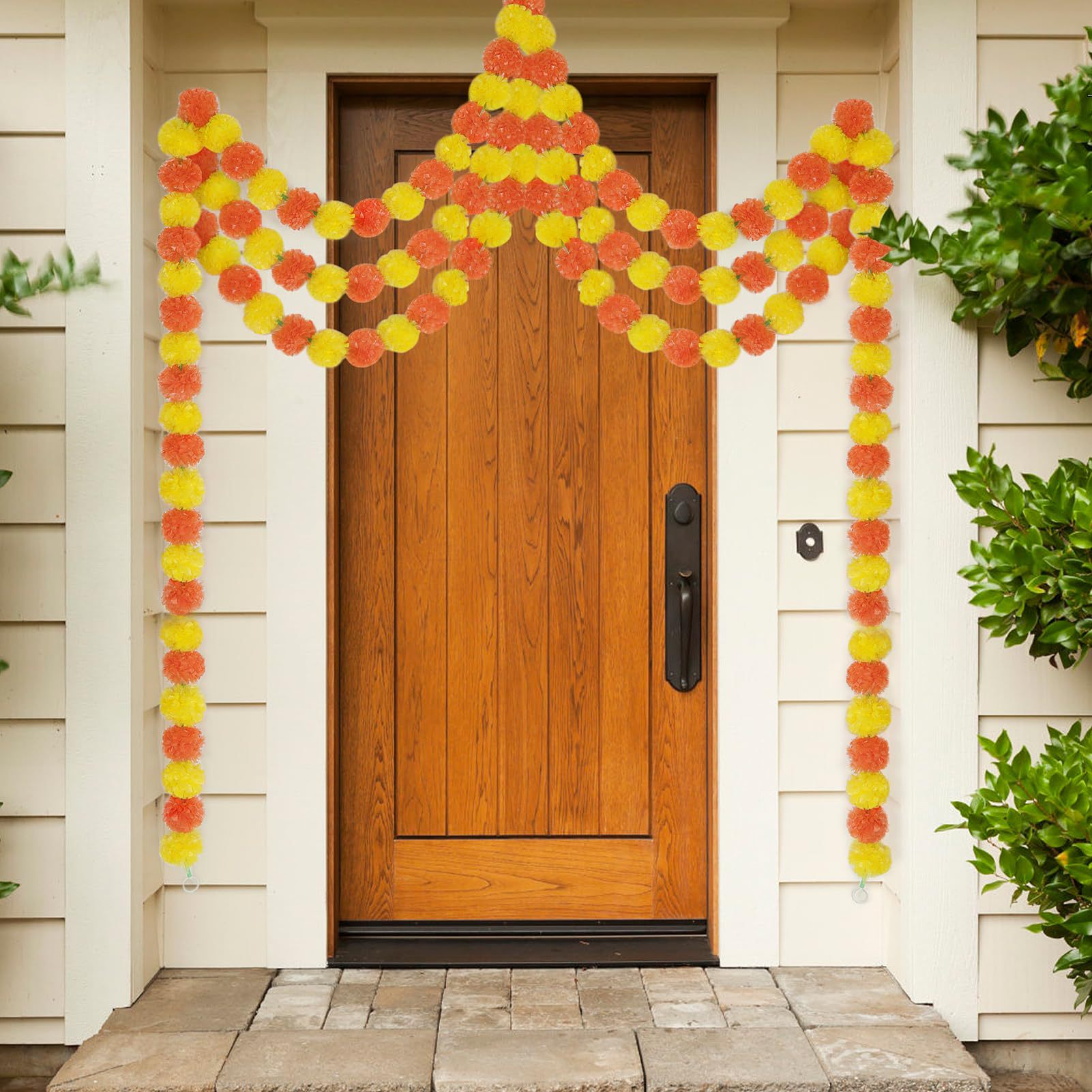 Day Of The Dead Halloween Marigold Wreath Garland everydayshopit media