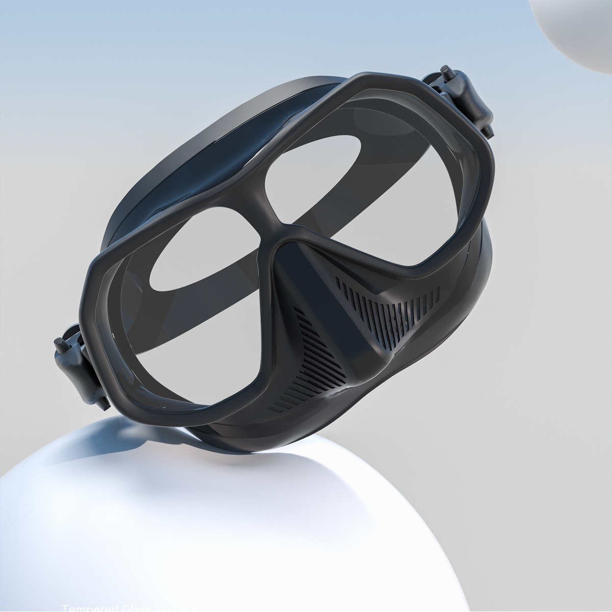 Silicone-edged Anti-fog Diving Goggles