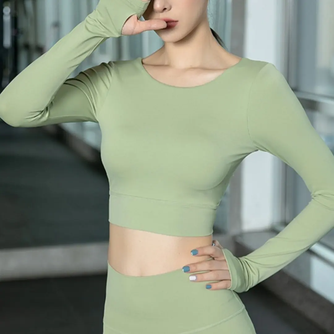 Womens Padded-strap Workout Top
