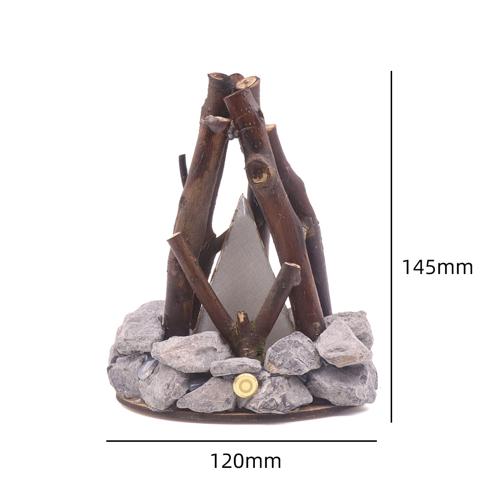 Lampe décorative LED effet feu de camp
