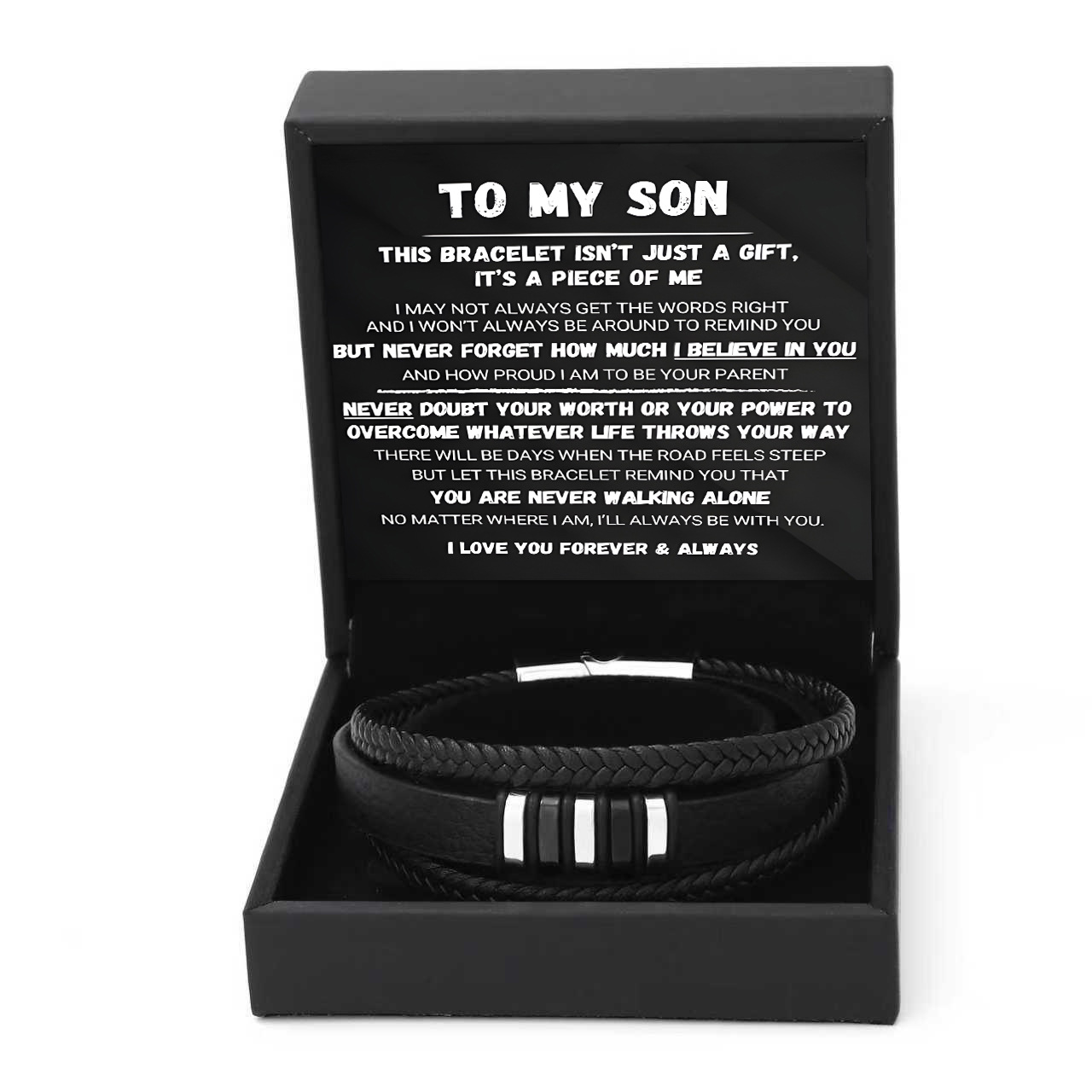 Men's Multi-layer Minimalist Woven Leather Bracelet