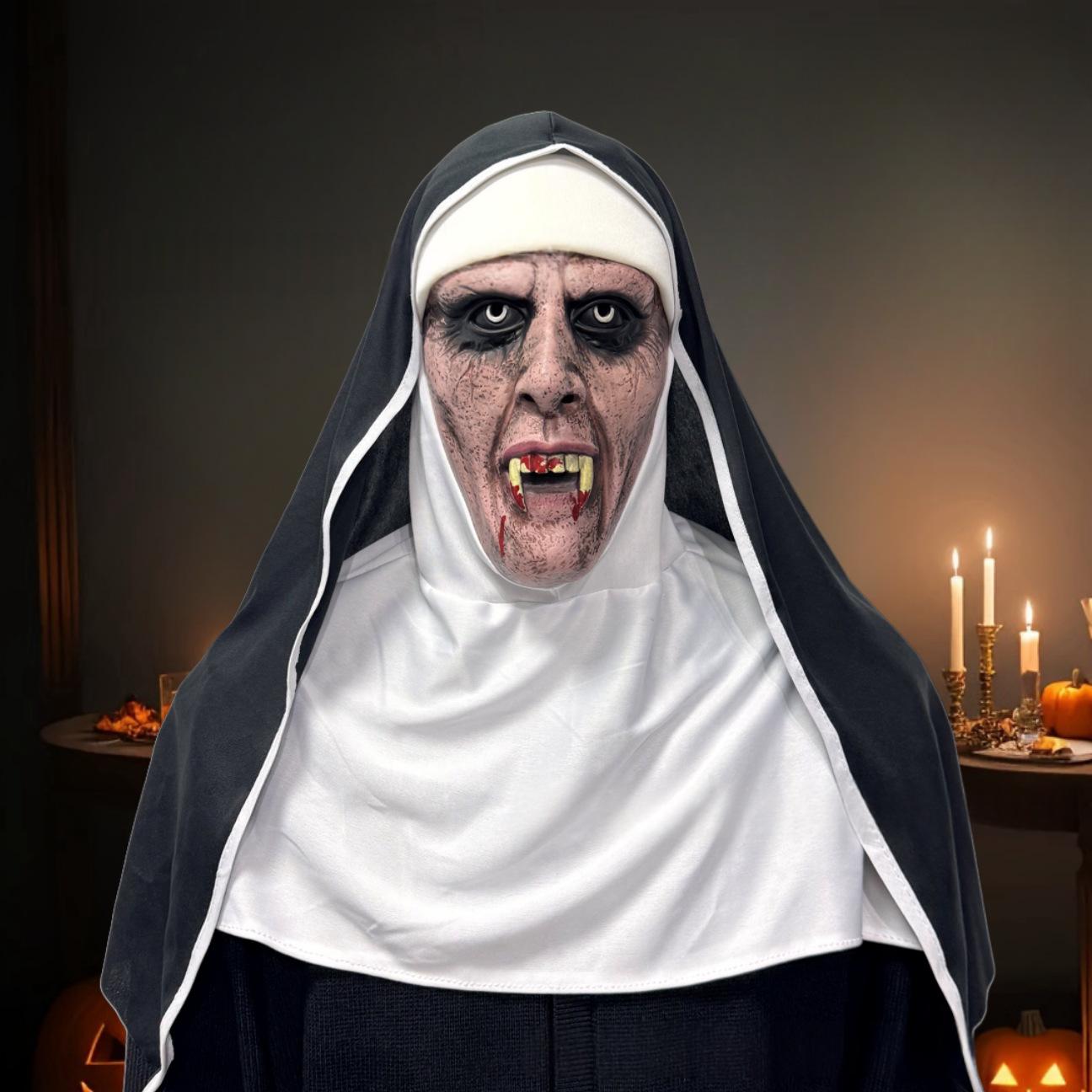 New Horror Conjuring Nun Halloween Womens Headpiece everydayshopit media