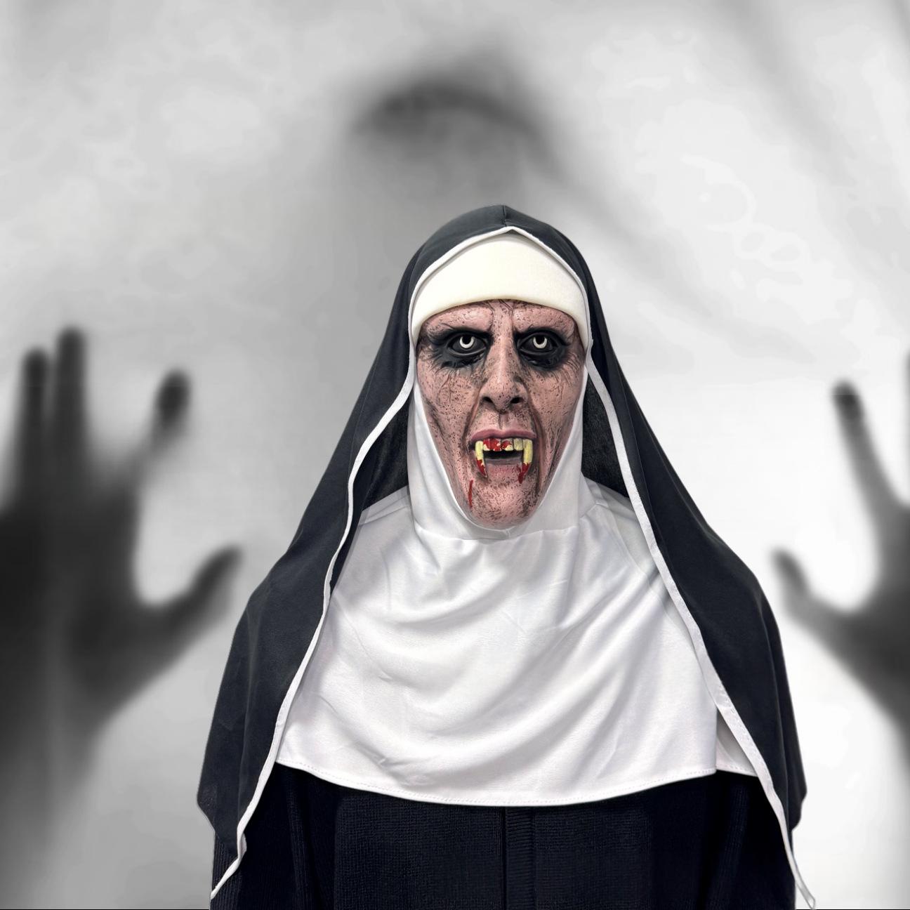 New Horror Conjuring Nun Halloween Womens Headpiece everydayshopit media