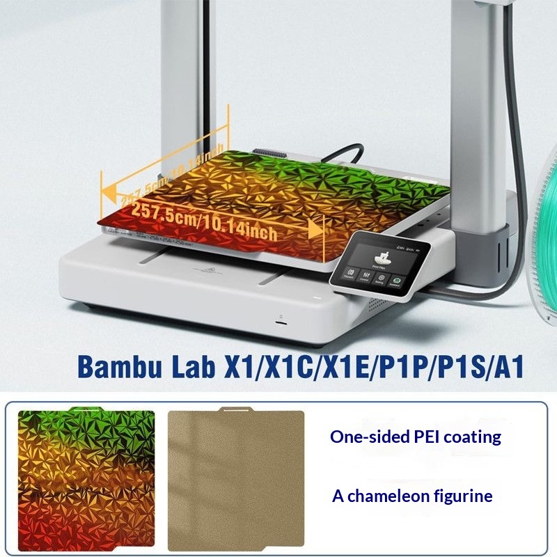 Double-sided PEI-textured Magnetic Spring Steel Print Bed