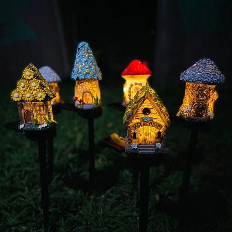 Outdoor Artificial Mushroom Lawn Lamp