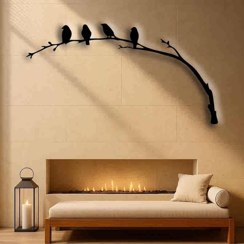 Metal Wrought-iron Scenic Wall Hanging