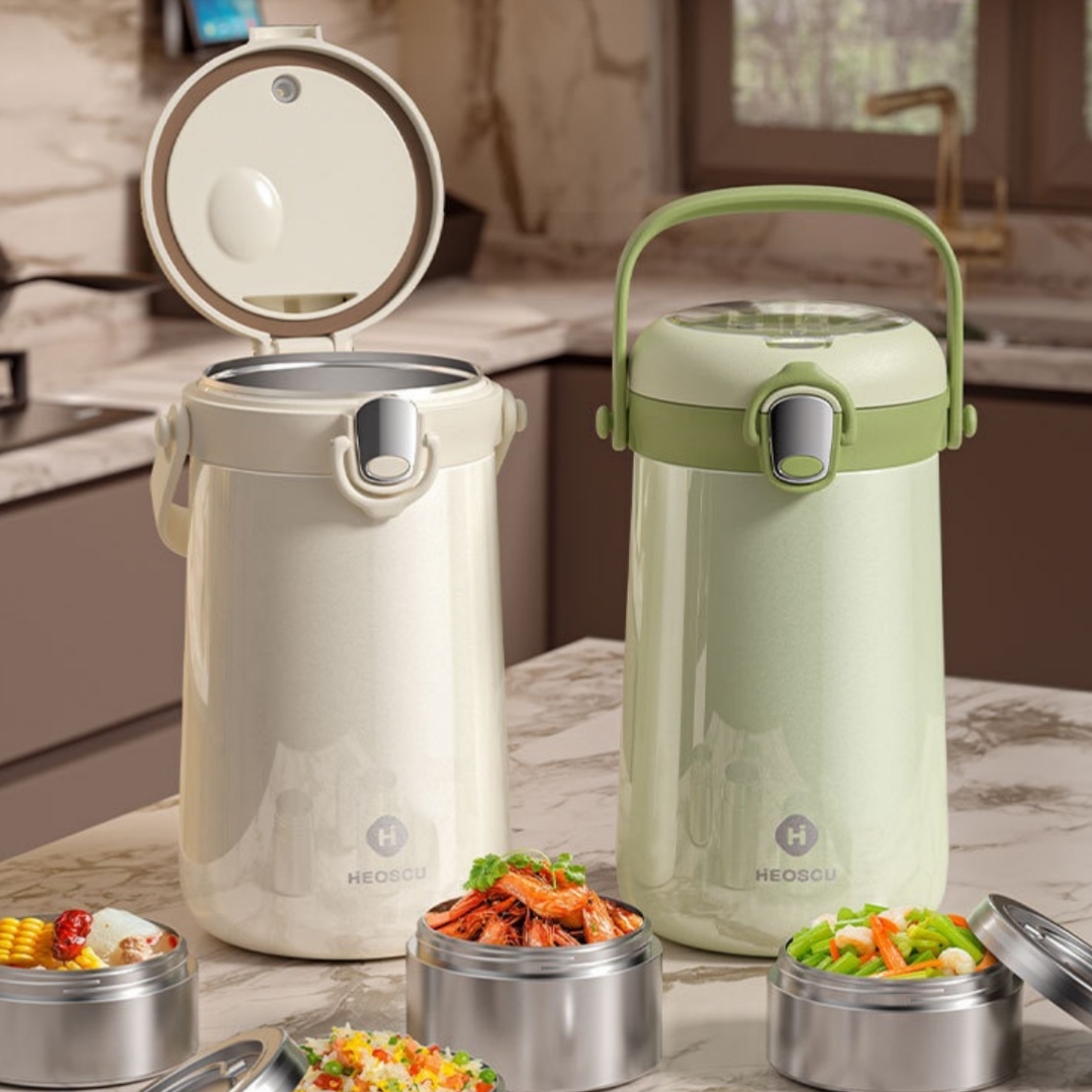 Large-capacity Multi-layer Extra-long-lasting 24-hour Thermal Lunch Box Container