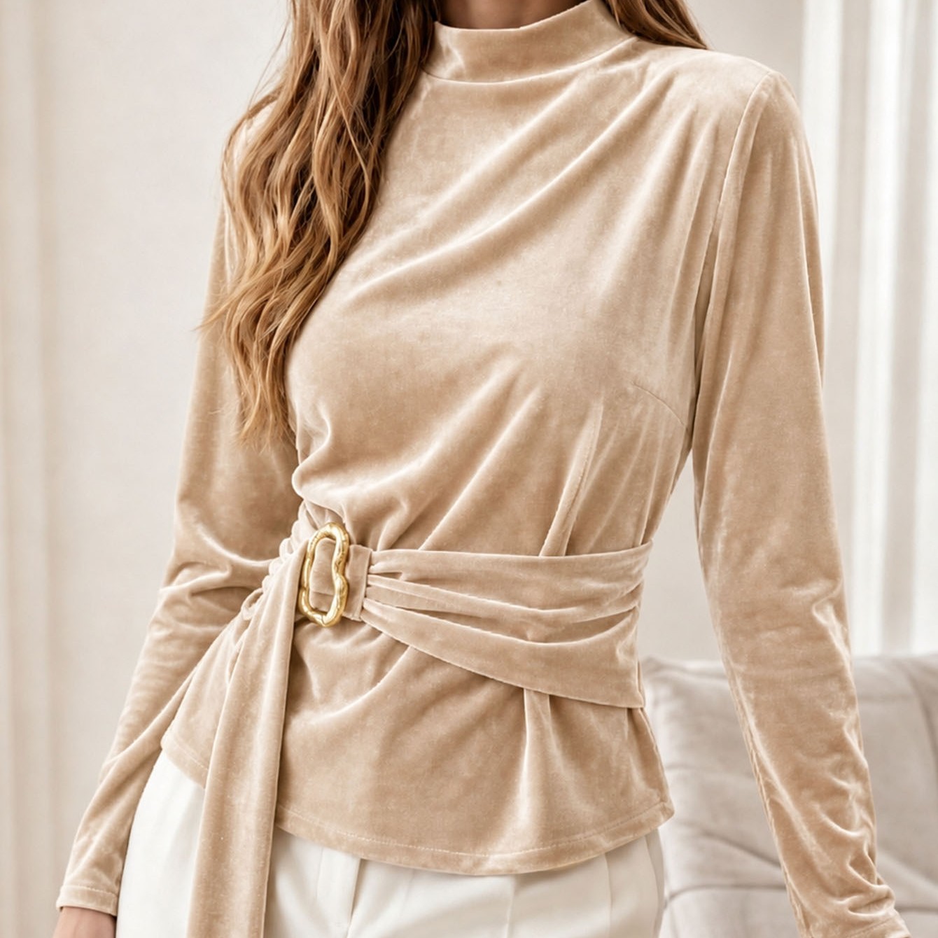 Polyester Female Long Sleeves