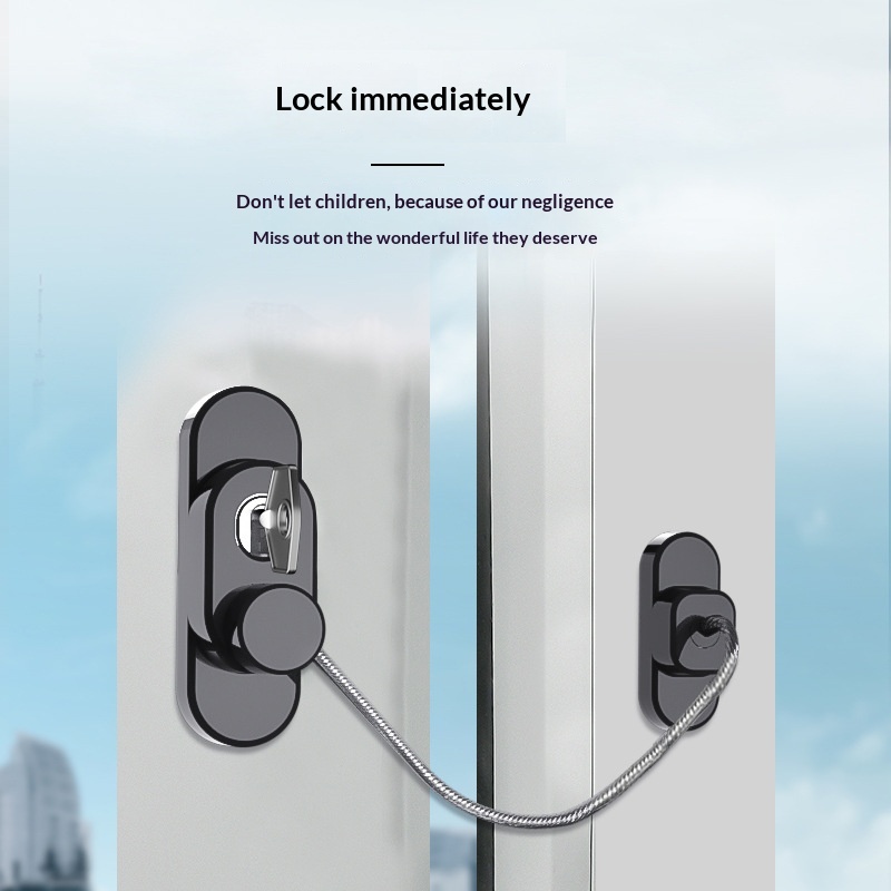 Window Safety Lock Drill-free Window Latch