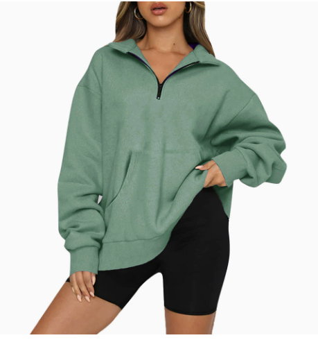 Casual Top Half Zipper Pullover — image 16 of 20