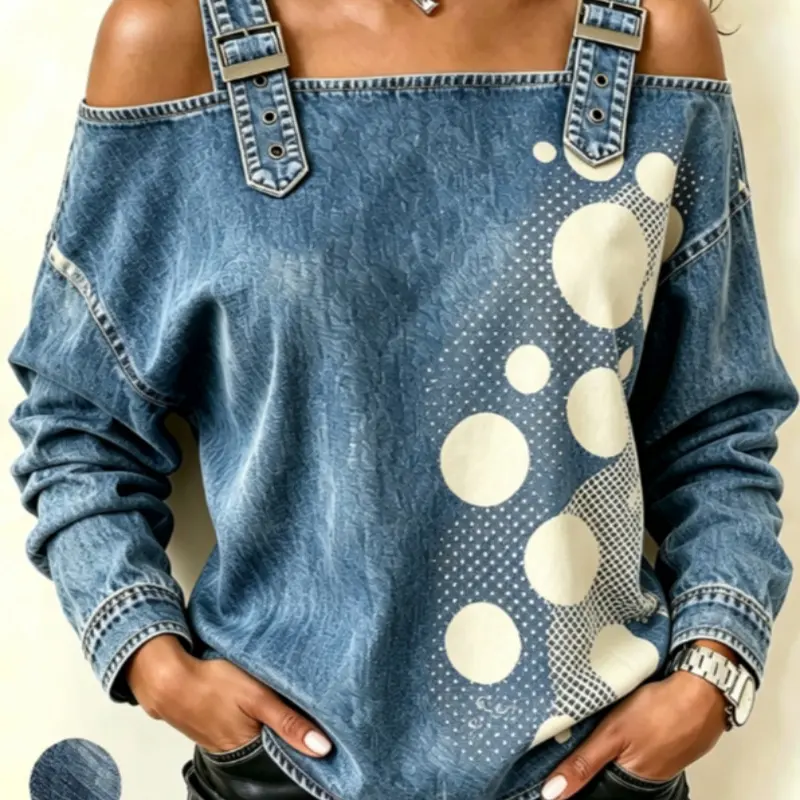 True Cowboy Direct Spray Printed Women's Denim