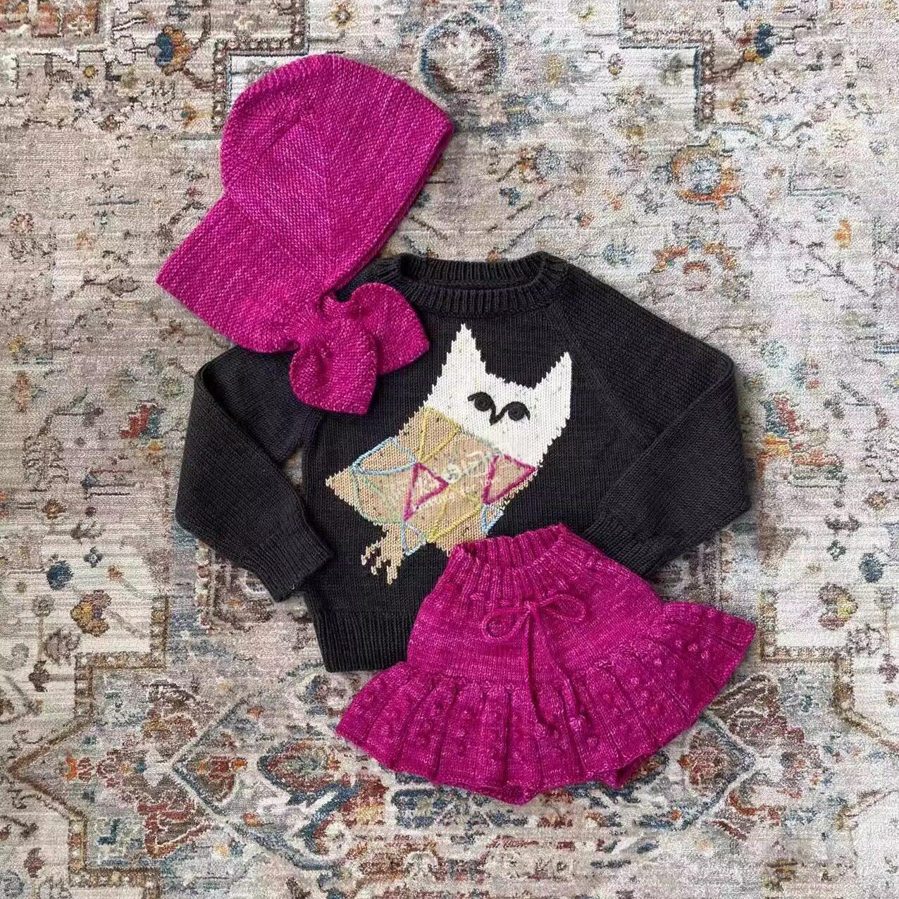 Bow Tie Hooded Yarn DIY Handmade