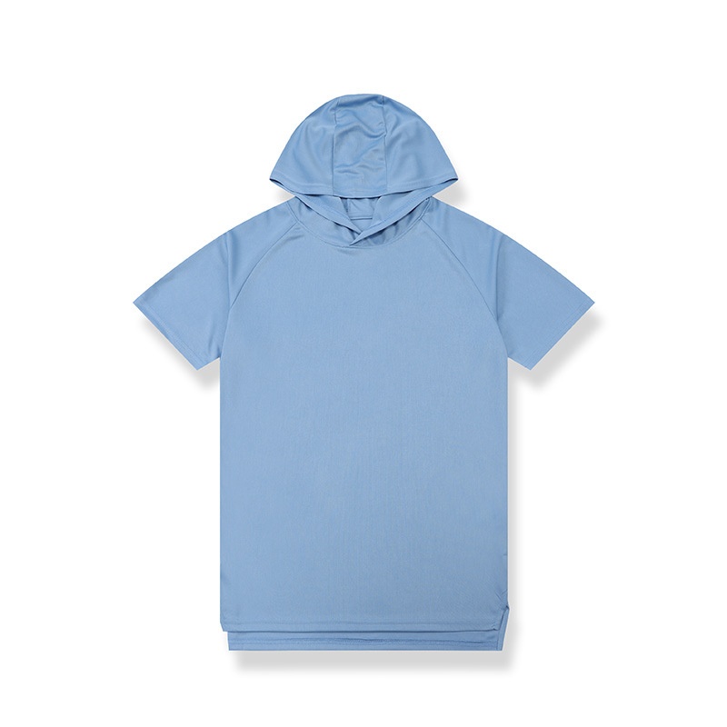 Basketball Jersey Split Hoodie Short Sleeve