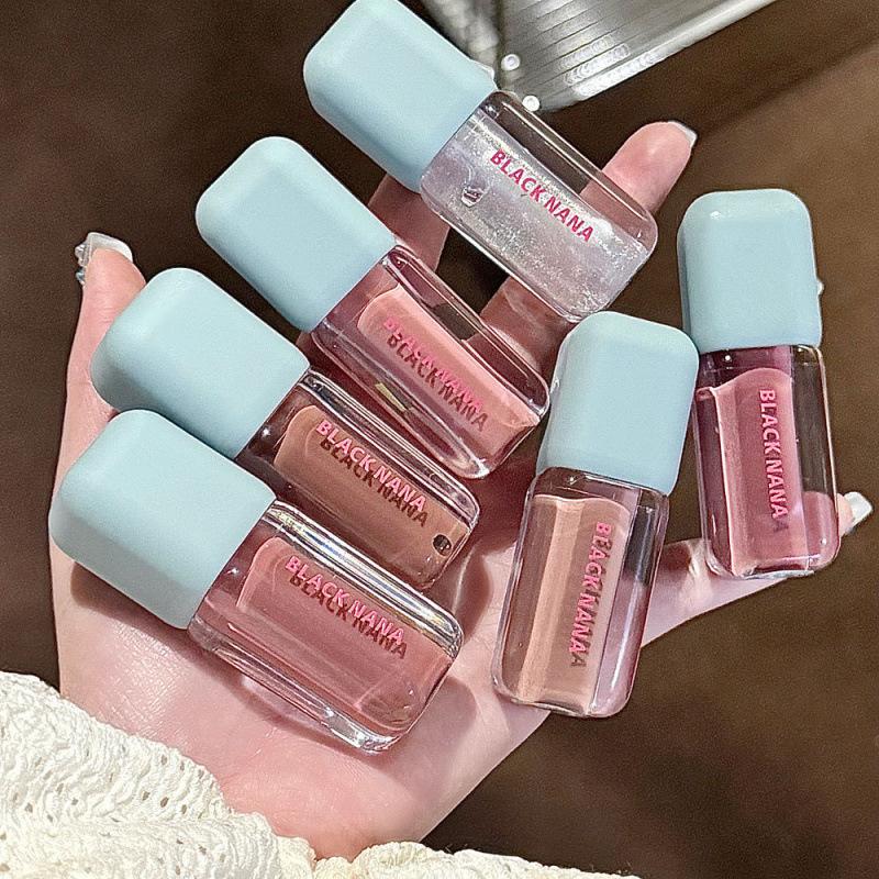 Korean-style Bubbly Radiant Lip Gloss With Shimmer